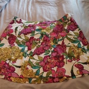 Lane Bryant Floral Skirt